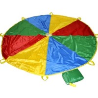 kids play parachute toy parachute